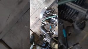 Завели после капиталки. Двигатель Урал.