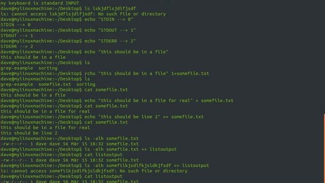 Linux Sysadmin Basics 04 -- Shell Features -- Pipes and Redirection смотреть онлайн