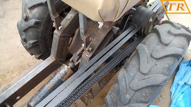 Самодельный трактор из мотоблока 2 часть смотреть онлайн