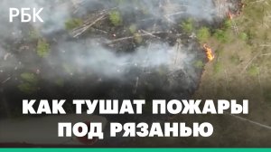 Воздушный флот, парашютисты, непроходимый мост и приезд главы МЧС: как тушат пожары под Рязанью
