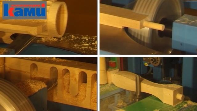 Обработка деталей дома на универсальном центре с ЧПУ Hundegger K2i смотреть онлайн