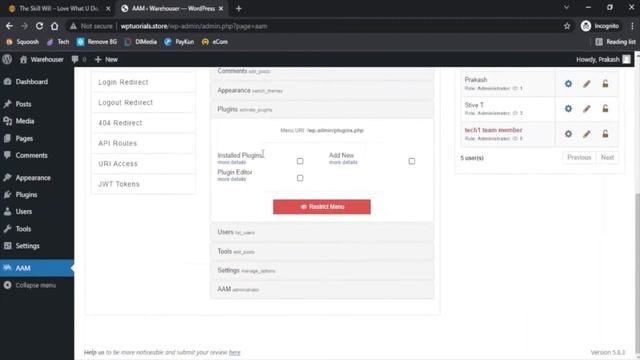 Customize wordpress dashboard for your client or team members | WordPress Tutorial 2022 смотреть онлайн
