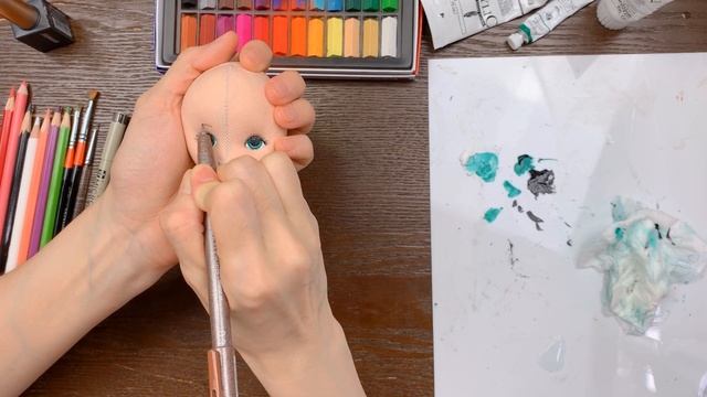 TUTORIAL Doll : Ojoodoll_doll face painting#02 смотреть онлайн