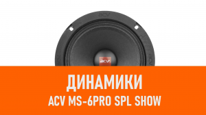 Распаковка динамиков ACV MS-6PRO SPL Show