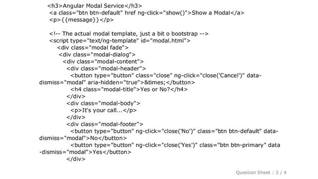 HTML : Customizing Modals with angular-modal-service (AngularJS) смотреть онлайн
