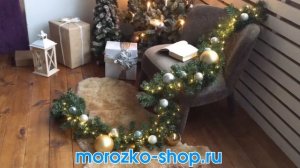 Гирлянда хвойная КЛАССИЧЕСКАЯ, хвоя - PVC, 270х25 см    680451