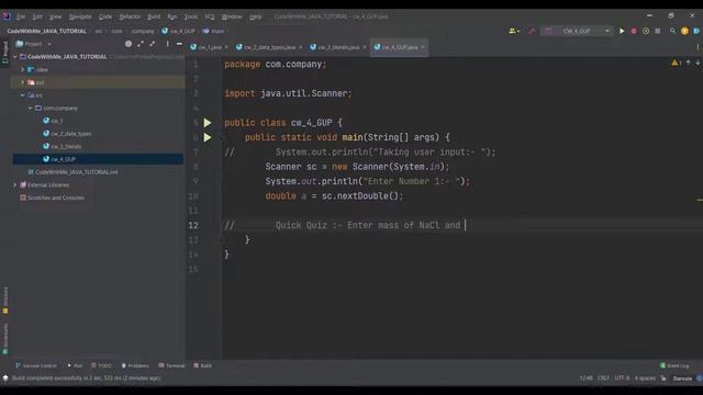 Taking user input in Java I #4 I Sabse important part Professional ke liye смотреть онлайн