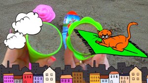 Щенячий Патруль учим цвета и цифры игрушки из Яиц сюрпризов : Обучающее видео для малышей