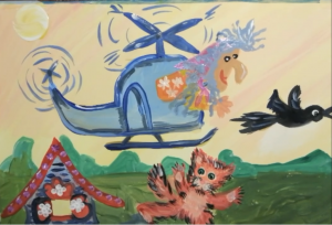 Как нарисовать Бабу-Ягу-Хулиганку