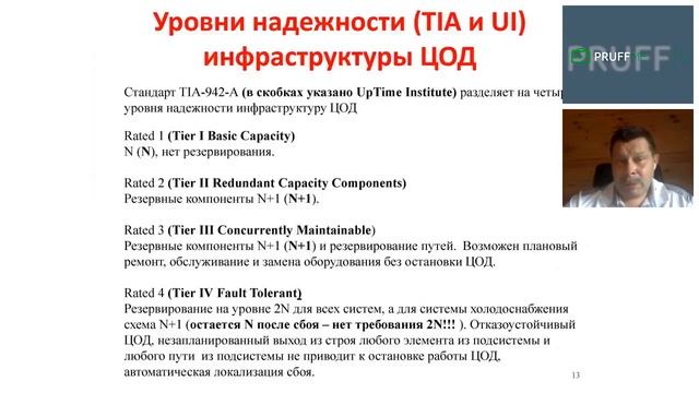 Стандарты в области ЦОД TIA-942, Uptime Institute, Bicsi 002 смотреть онлайн