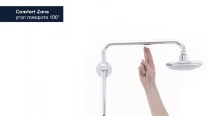 Душевая система GROHE New Tempesta Cosmopolitan с переключателем