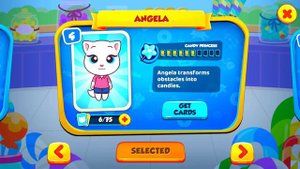 Говорящий Том Бег за Сладостями (Talking Tom Candy Run) Фея Анжелка против Кота Тома Супермена