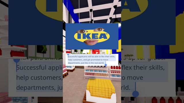 IKEA открыла первый магазин в Роблокс #роблокс #Икеа #IKEA