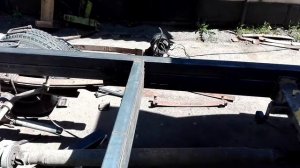 Восстановление рамы мерседес 410 часть 1.