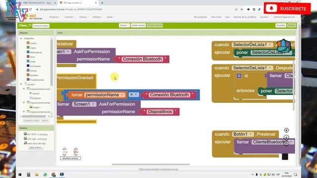 Clase 16: Configuración de permisos de App inventor para Android 10, 11, 12 y mas