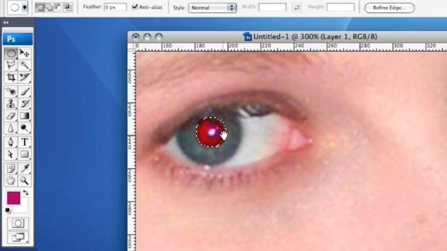 Red-Eye Removal in Photoshop | смотреть онлайн