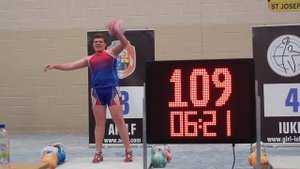 Егор Демышев. рывок 120 (32кг) Кубок Европы 2017. Вексфорд
