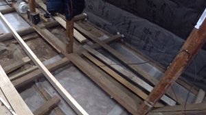 Лаги для пола на втором этаже - начинаем работы!