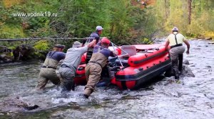 НЕУБИВАЕМАЯ ВОДОМЕТНАЯ ЛОДКА ПВХ - выдрали из ручья! │ бронирование лодок пвх │ тюнинг лодок пвх