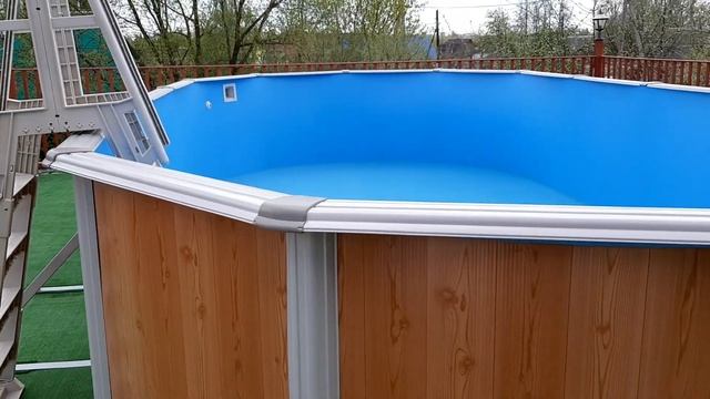 Бассейн Каркасный Морозоустойчивый с Подогревом воды. Бассейн для дачи с нагревателем!