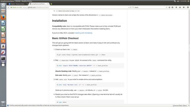 Ruby on Rails установка на Ubuntu.