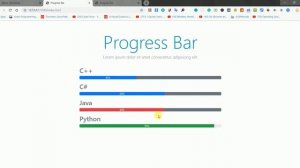 Bootstrap Progress Bar | How to Create a Progress bar?