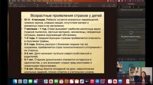 Вебинар "Детские страхи в мире взрослых" психолога-консультанта Сулима Кристины