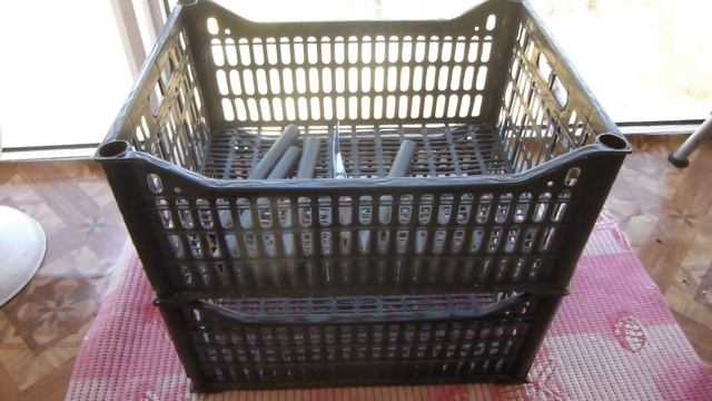 Этажерка для балкона за копейки и за 5 минут, для рассады, из ящиков, из под овощей, своими руками. смотреть онлайн