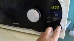Как настроить часы на микроволновке Samsung