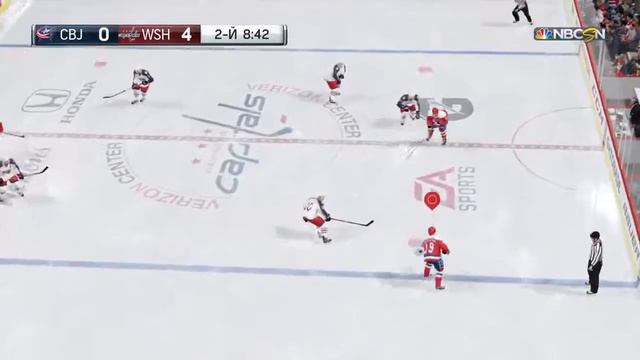 NHL 17 Коламбус Против Вашингтон