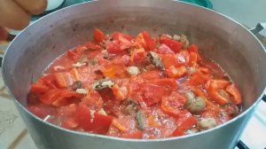 Лечо с шампиньонами