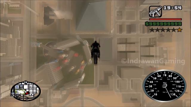 GTA San Andreas - Falling Wasted with Motorbike at Las Venturas смотреть онлайн