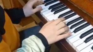 Смелый наездник (композитор Р. Шуман) на пианино.