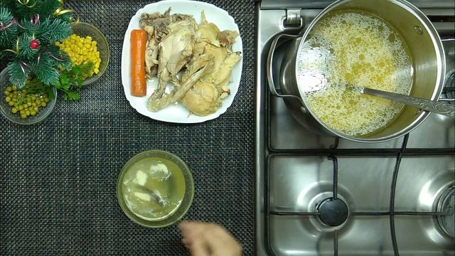 Заливное из курицы просто и вкусно. Холодец из куриных окорочков. Chicken aspic is simple and tasty