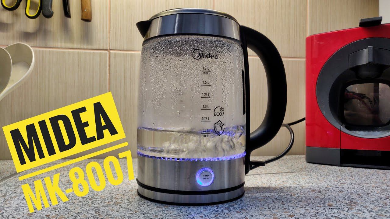 Электрический чайник MIDEA MK-8007 смотреть онлайн