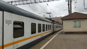 Электропоезд ЭП2Д-0138 сообщением: Москва - Ипподром
