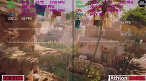 FX 8300 vs Athlon 200GE Тест в Играх
