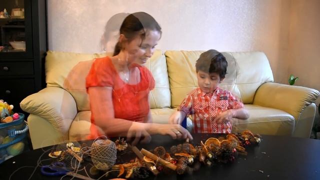 Новогодняя гирлянда своими руками – поделки с детьми