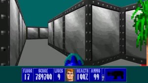 Wolfenstein 3D Spear of Destiny: Return to Danger - 17 The Reactor - All Secrets