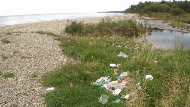 Мусор на Байкале - Тельная.