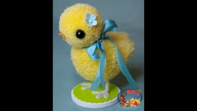 Игрушки из помпонов из пряжи. The toys of pompons смотреть онлайн