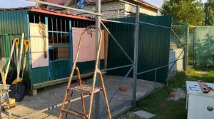 АМЕРИКАНСКАЯ АКИТА! ВОЛЬЕР ДЛЯ СОБАК ! #американскаяакита, #вольеры, #акита  #собака #акитомания