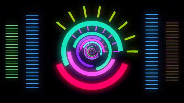 Free Stock Videos – VJ loops DJ music circular audio equalizer pulsing смотреть онлайн