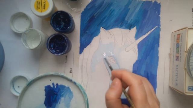 Как нарисовать единорога смотреть онлайн