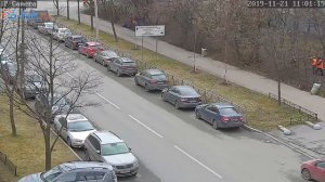 Пример записи Беспроводная уличная поворотная 4G камера 2Мп Ps-Link GBH22X20