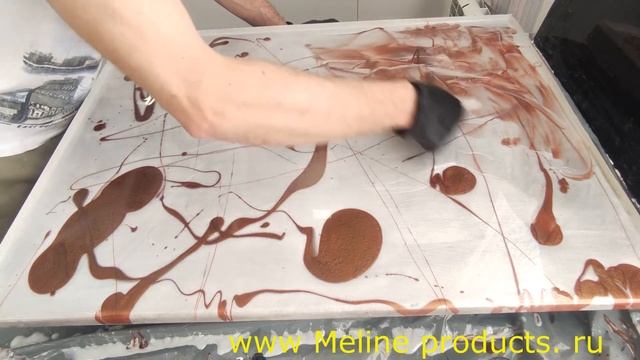 Покрытия из эпоксидной смолы. Metally epoxy от Meline products. Набор 48. Простое нанесение. смотреть онлайн