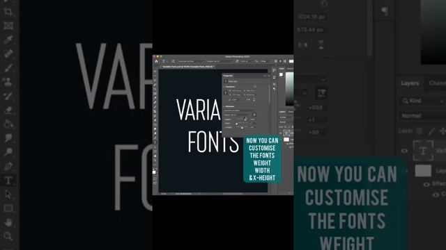 How to Use Variable Fonts in Photoshop