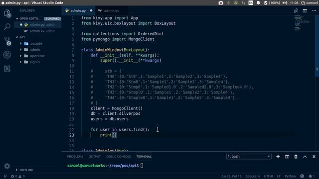 Python/Kivy POS System Part 4:Admin Dashboard(Part 4) смотреть онлайн