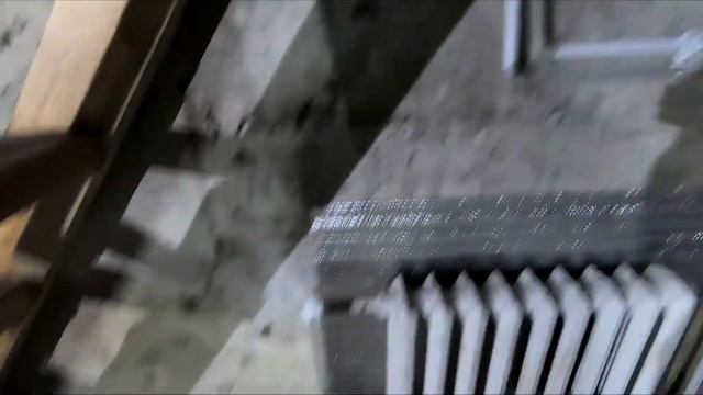 Отопление окрасочного гаража, установка батарей, подключение  по схеме петля "тихельмана".