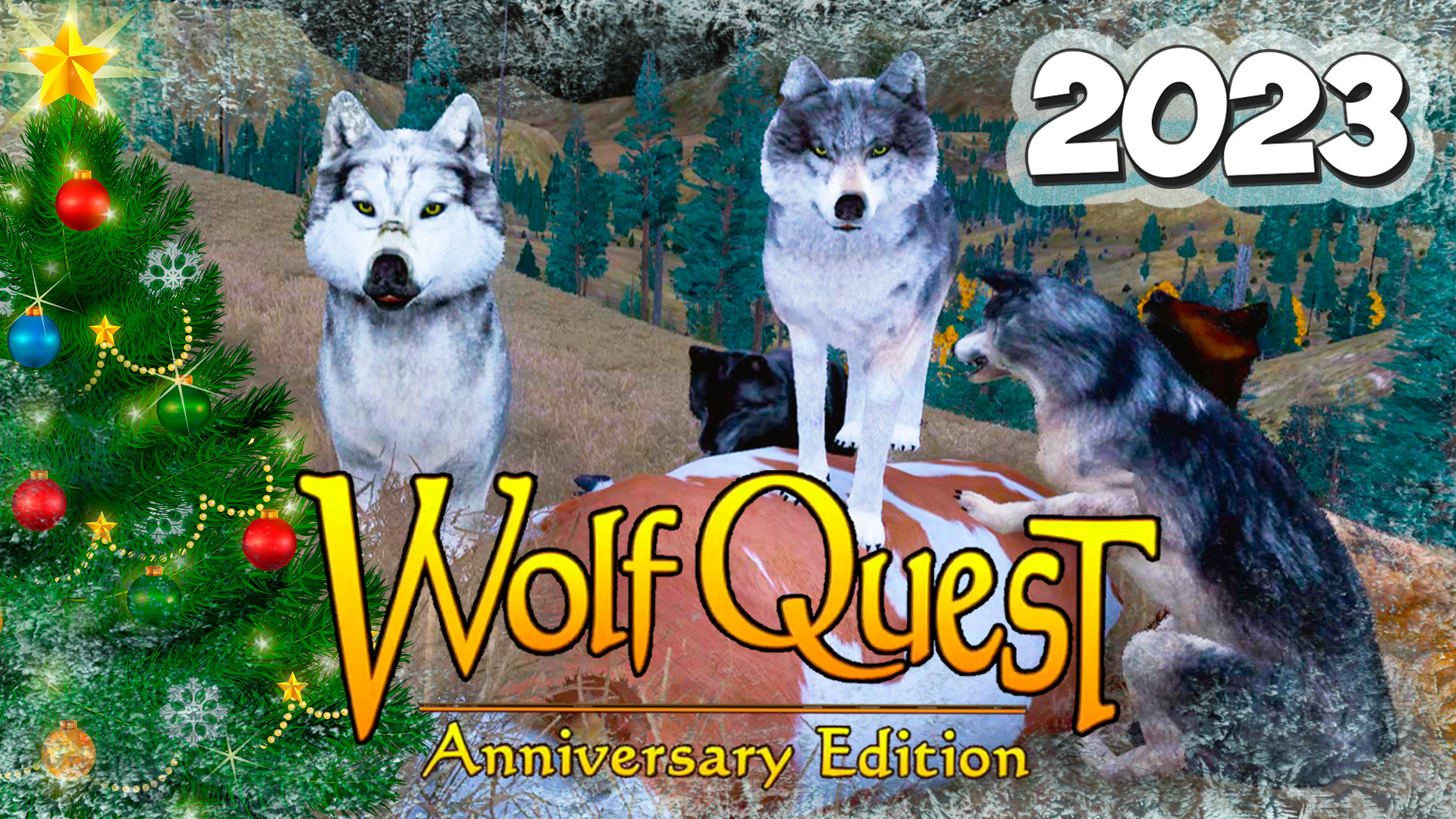 Новогодний ивент с подписчиками! WolfQuest: Anniversary Edition - Multiplayer #30